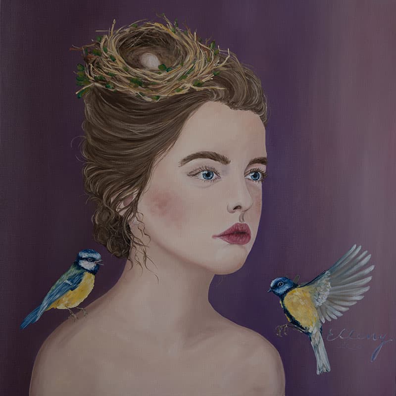 Love story, 2020, oil on canvas, by Elleny Gherghe