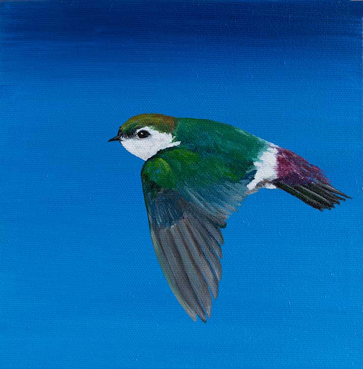 Bliss, 2020, oil on canvas, by Elleny Gherghe