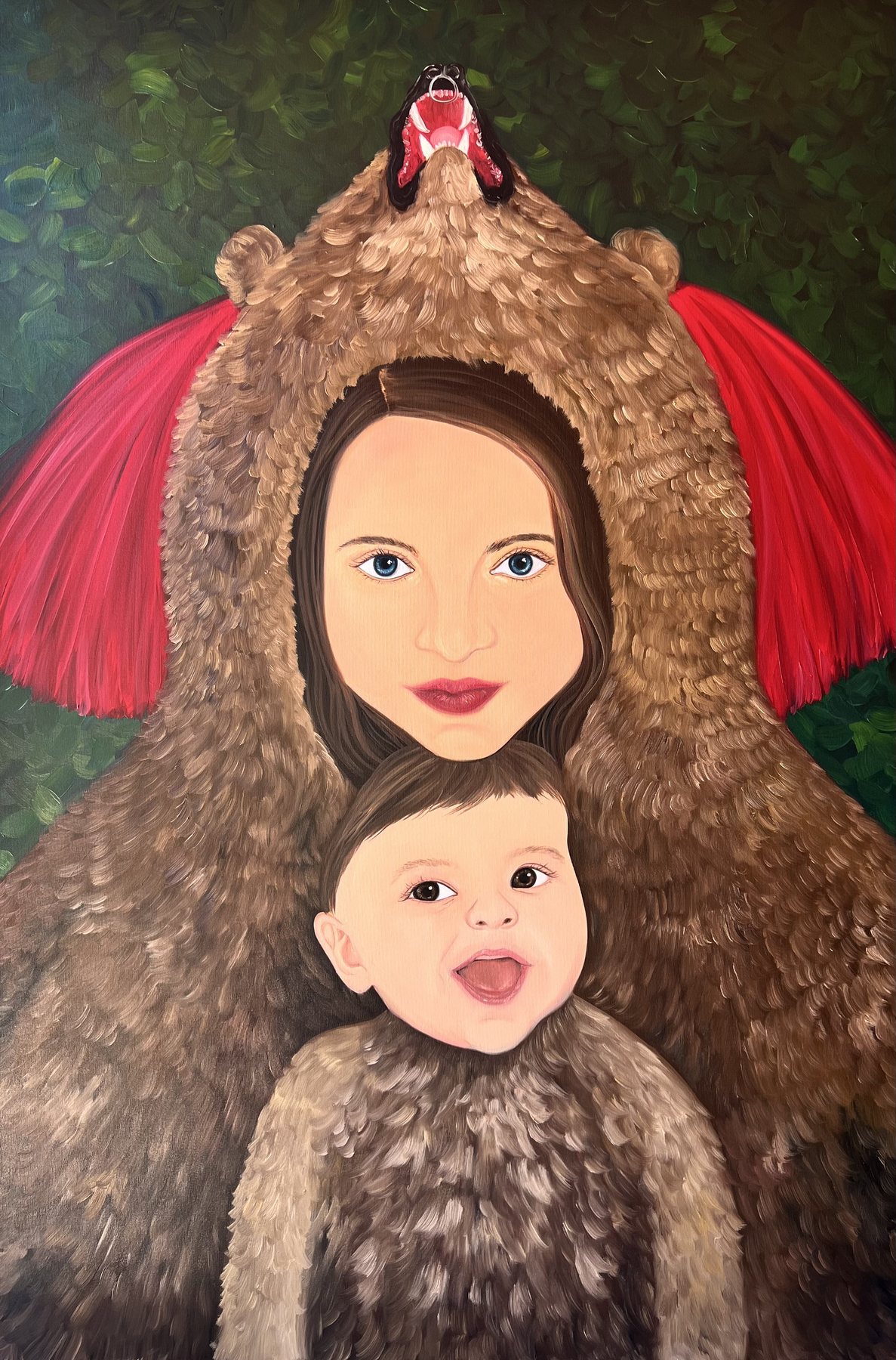 Dabdūba wa Dabdūb, 2026, oil on canvas, by Elleny Gherghe