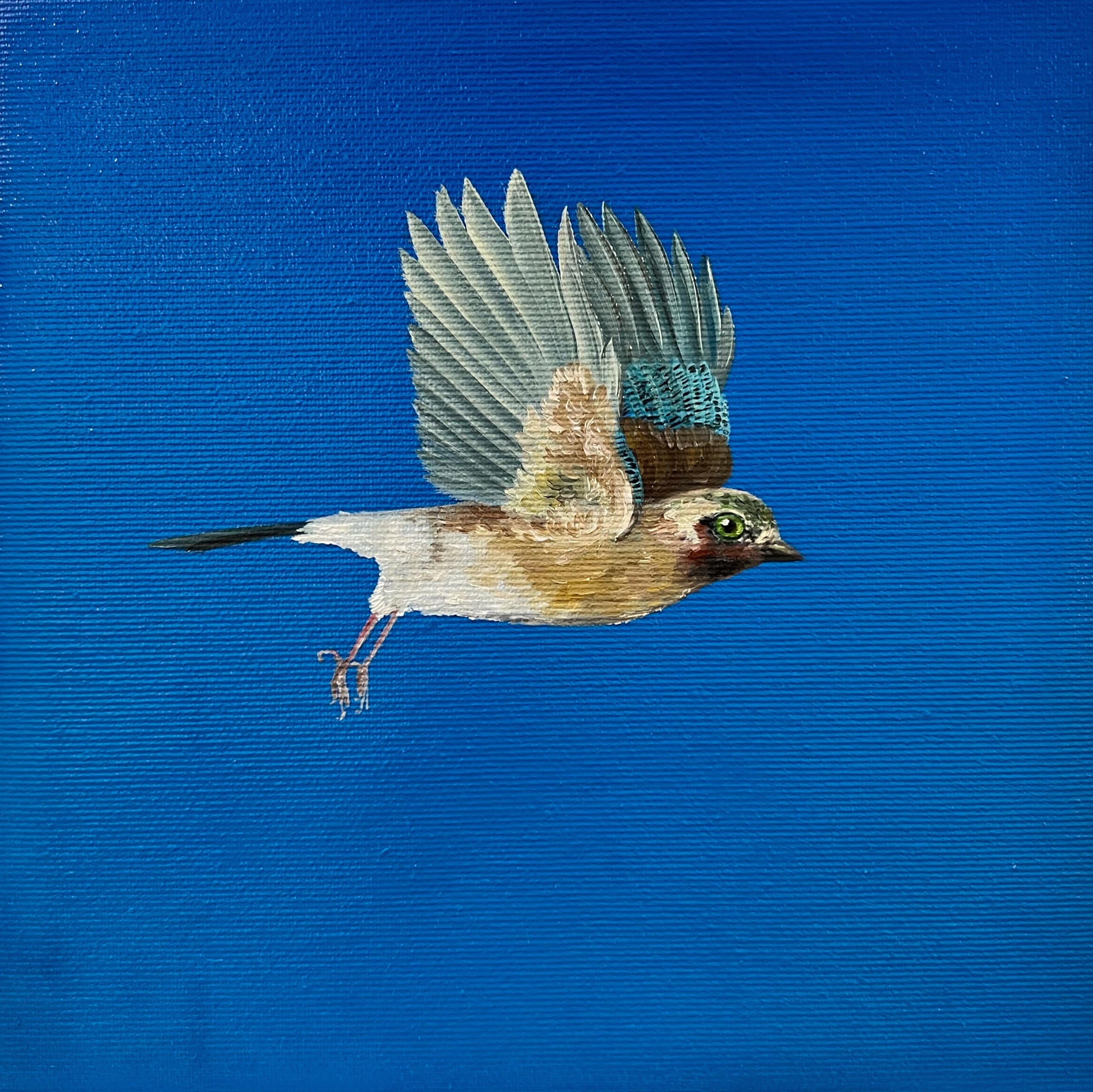 Wings of freedom, 2024, oil on canvas, by Elleny Gherghe