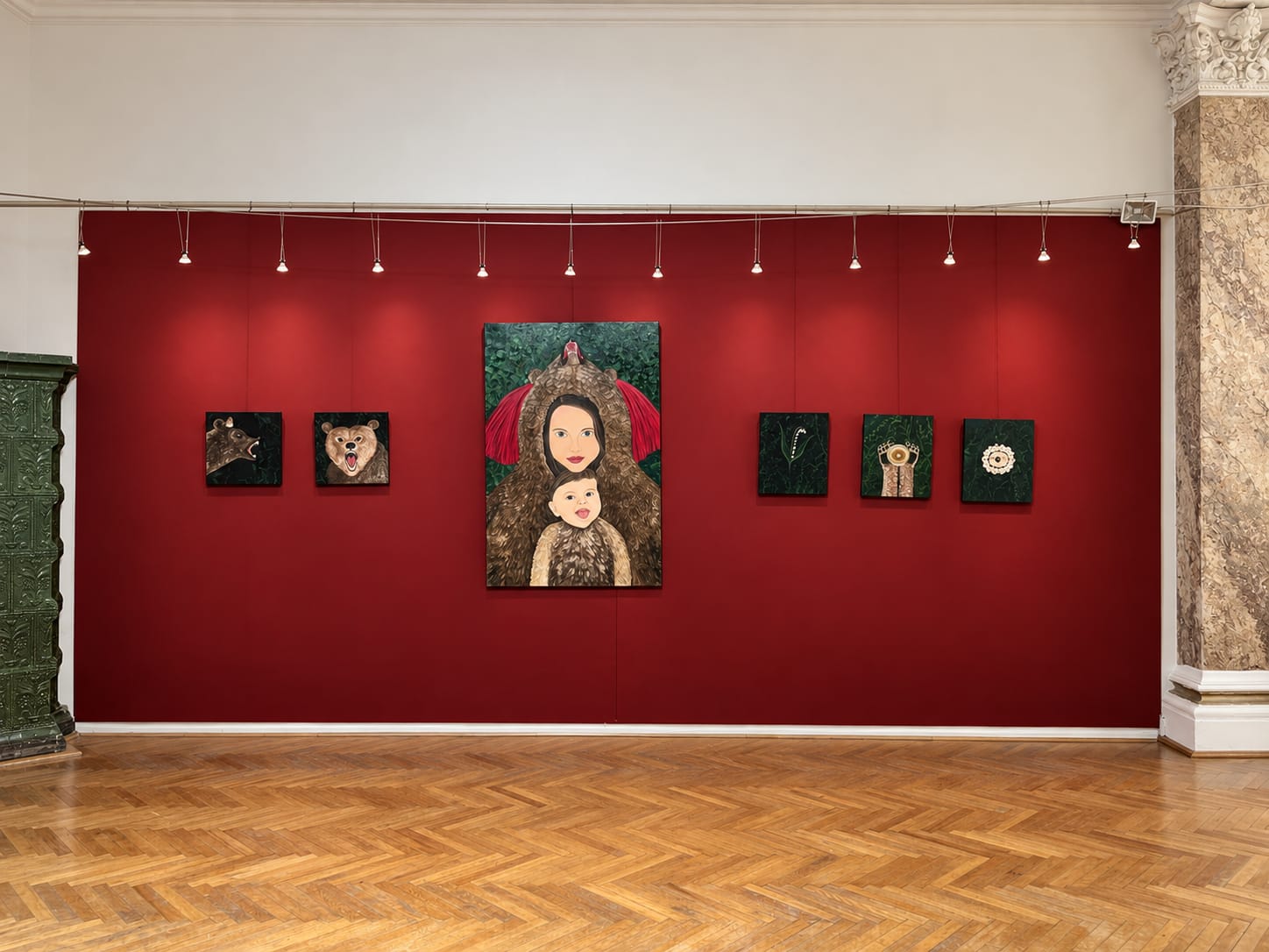 Motherhood and the Beast Within — installation view
