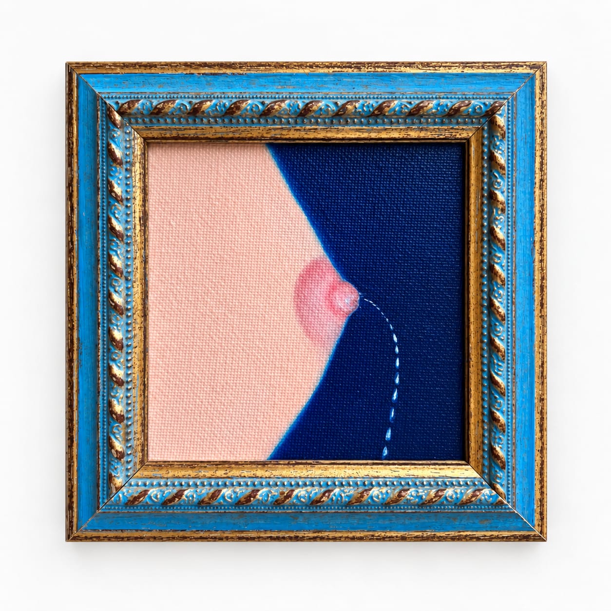 The Milk, 2026, oil on canvas, by Elleny Gherghe