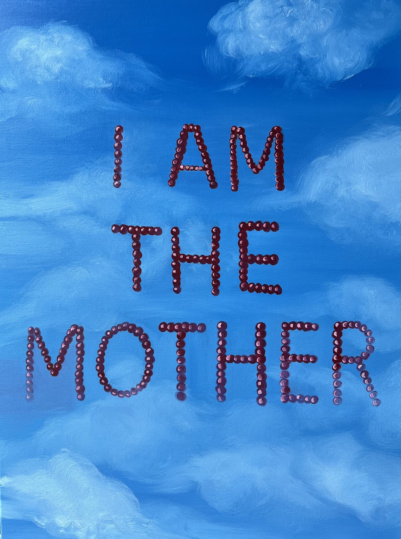 I Am the Mother, 2026, oil on canvas, by Elleny Gherghe