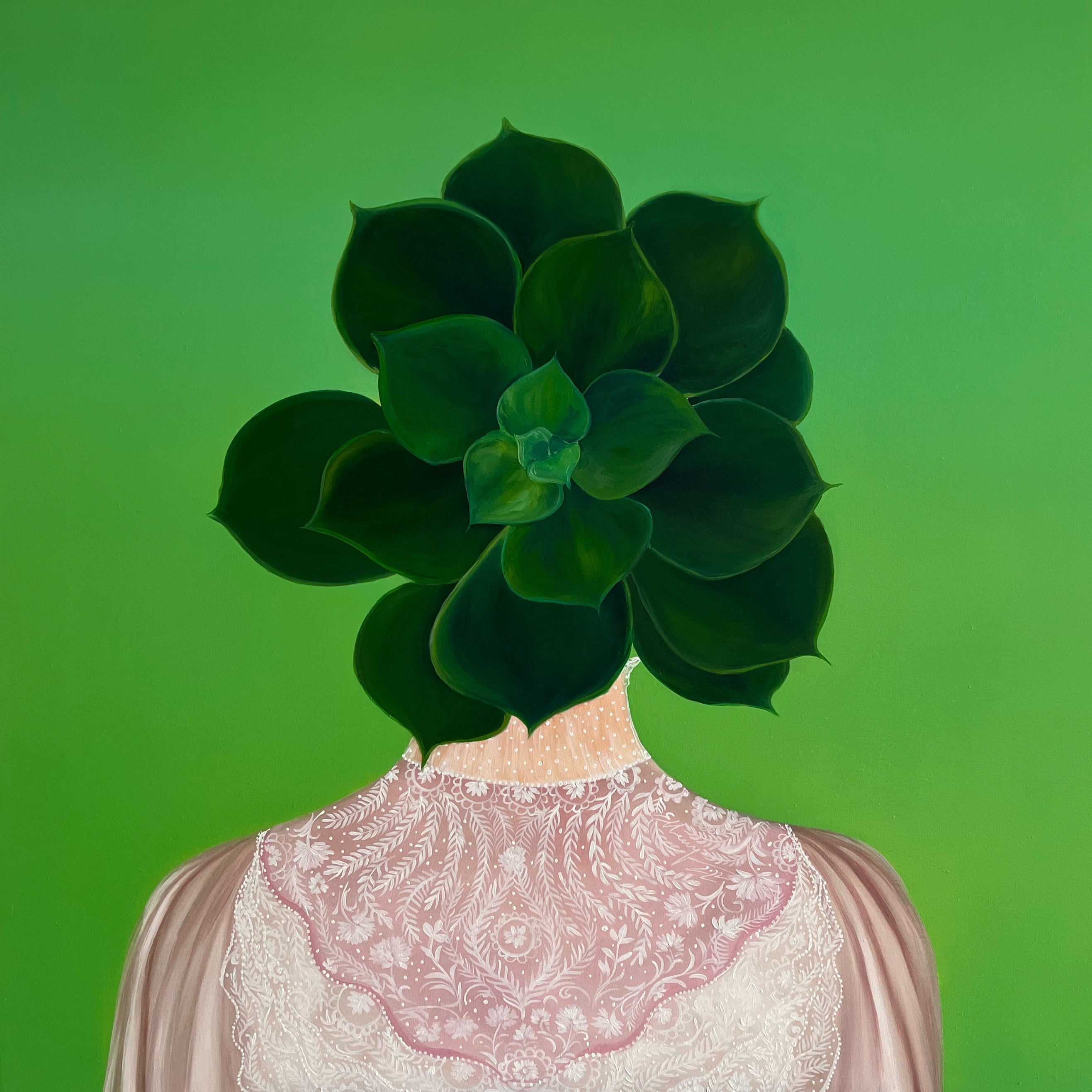 Anima Mundi no. 5, 2022, oil on canvas, by Elleny Gherghe