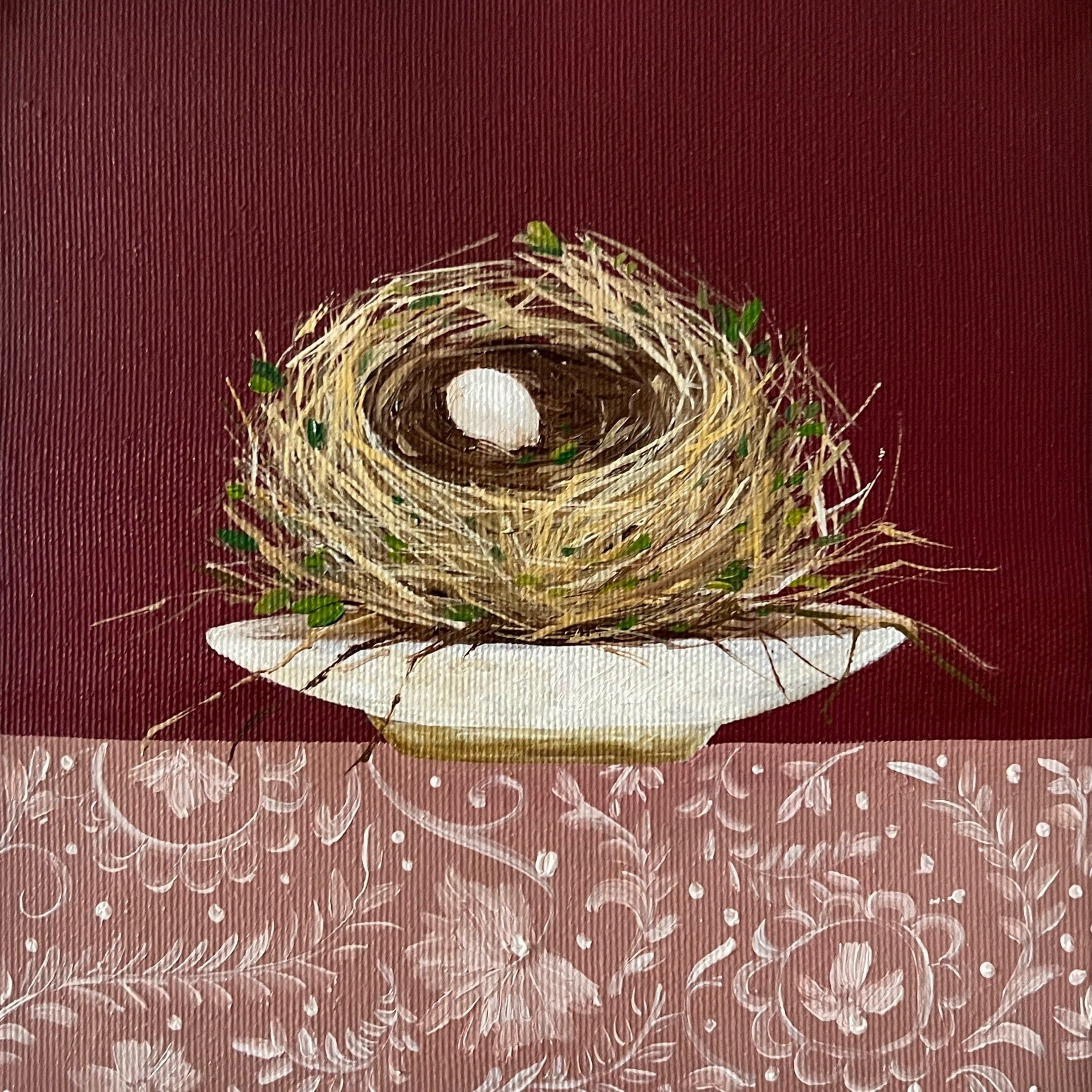 Home, 2022, oil on canvas, by Elleny Gherghe