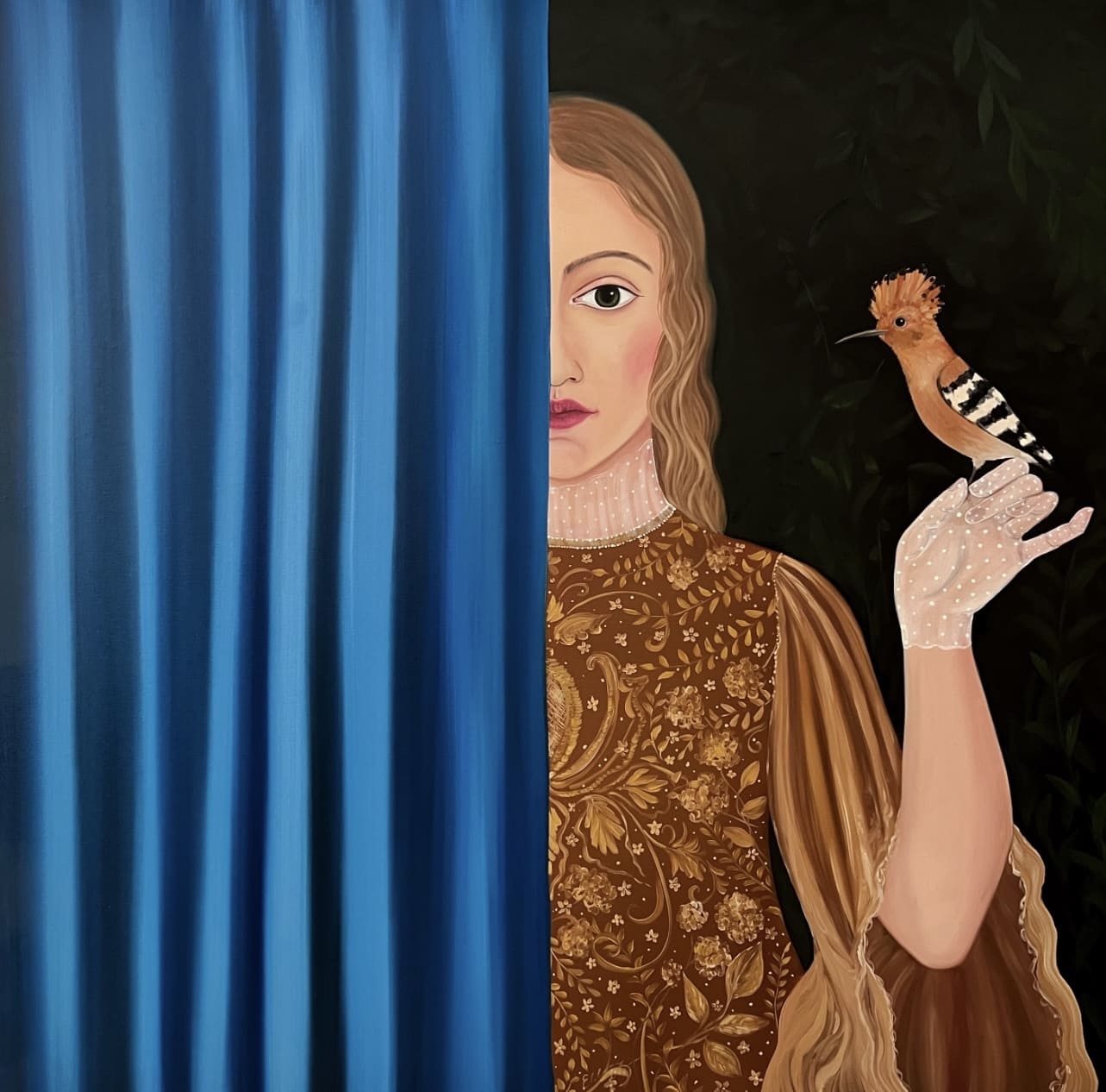 The Muse, 2024, oil on canvas, by Elleny Gherghe