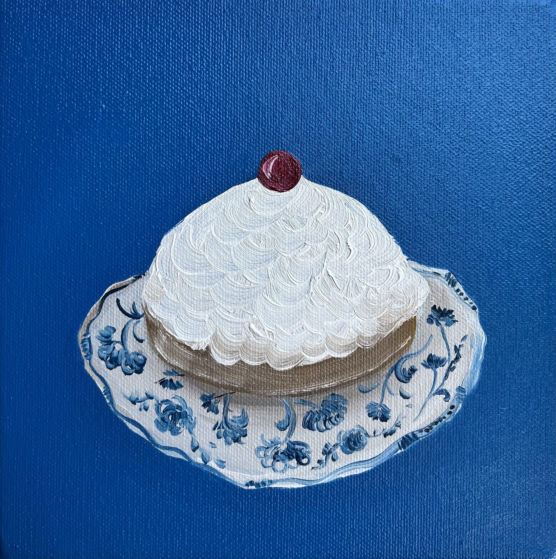 The Sweetest Breast, 2026, oil on canvas, by Elleny Gherghe