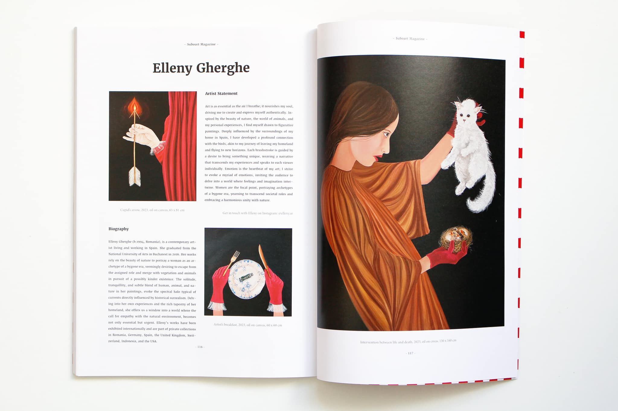Elleny Gherghe's featured work in Suboart Magazine, issue 14
