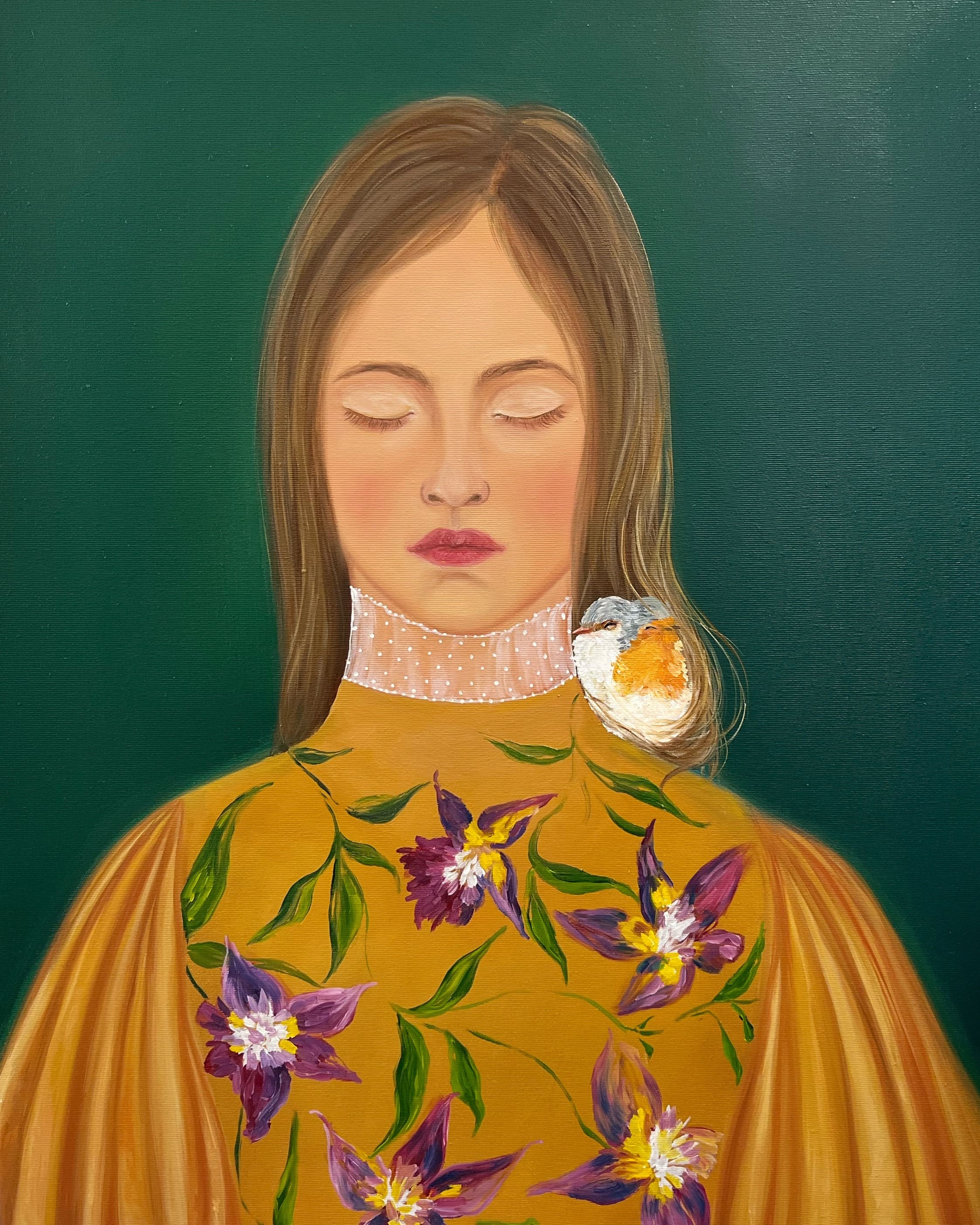 Sleeping beauties, 2023, oil on canvas, by Elleny Gherghe