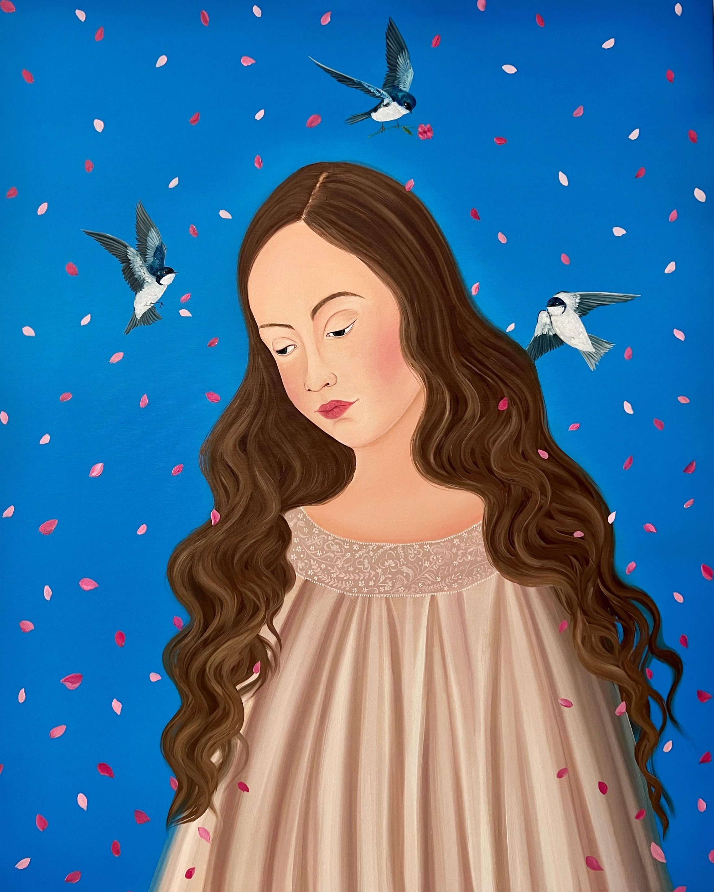 Hopes and Dreams, 2024, oil on canvas, by Elleny Gherghe