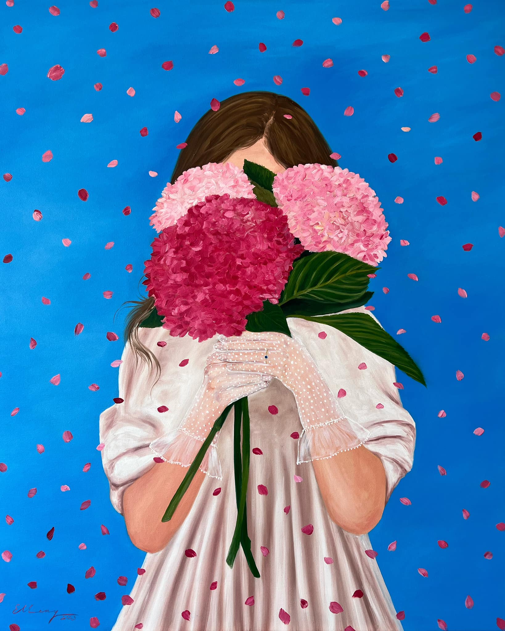 The engagement, 2023, oil on canvas, by Elleny Gherghe
