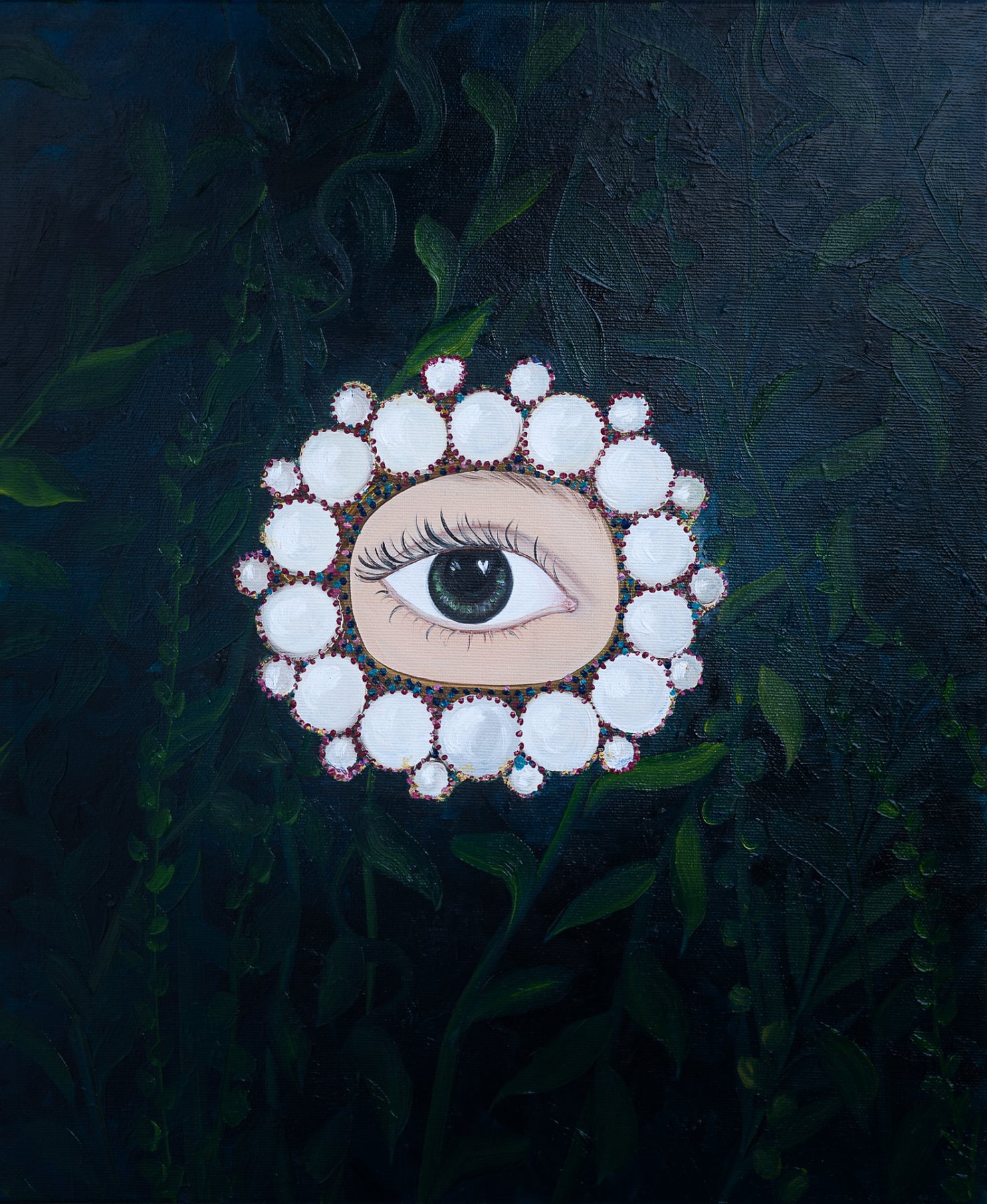 Mother’s Watch, 2026, oil on canvas, by Elleny Gherghe