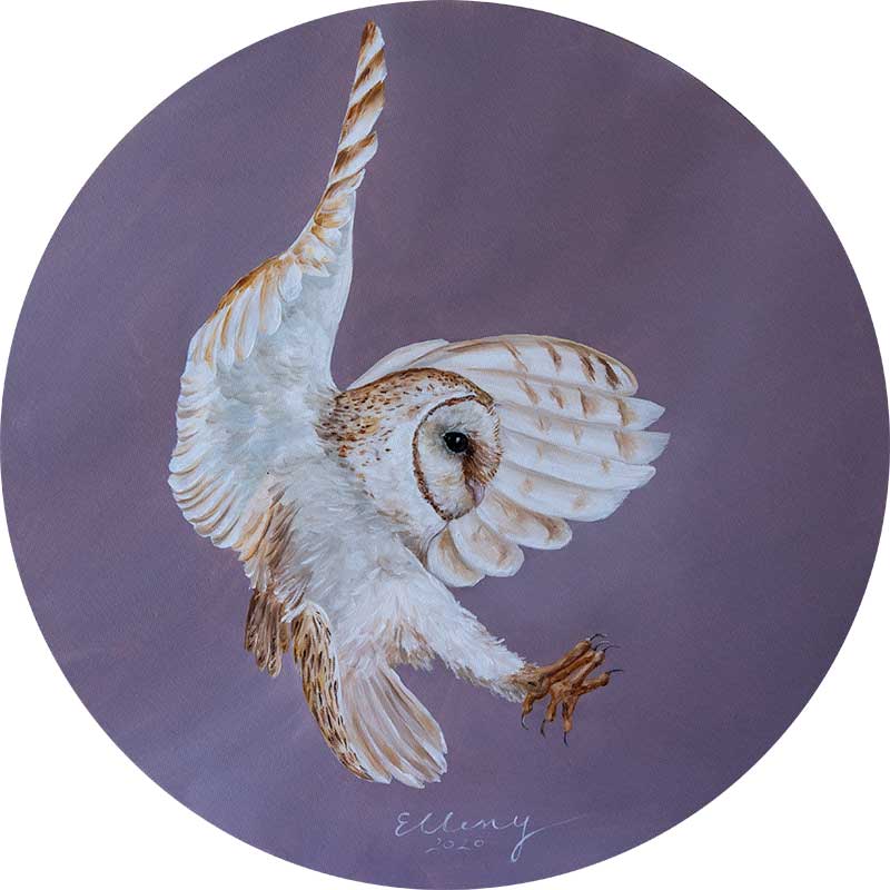 Fearlessness, 2020, oil on canvas, by Elleny Gherghe