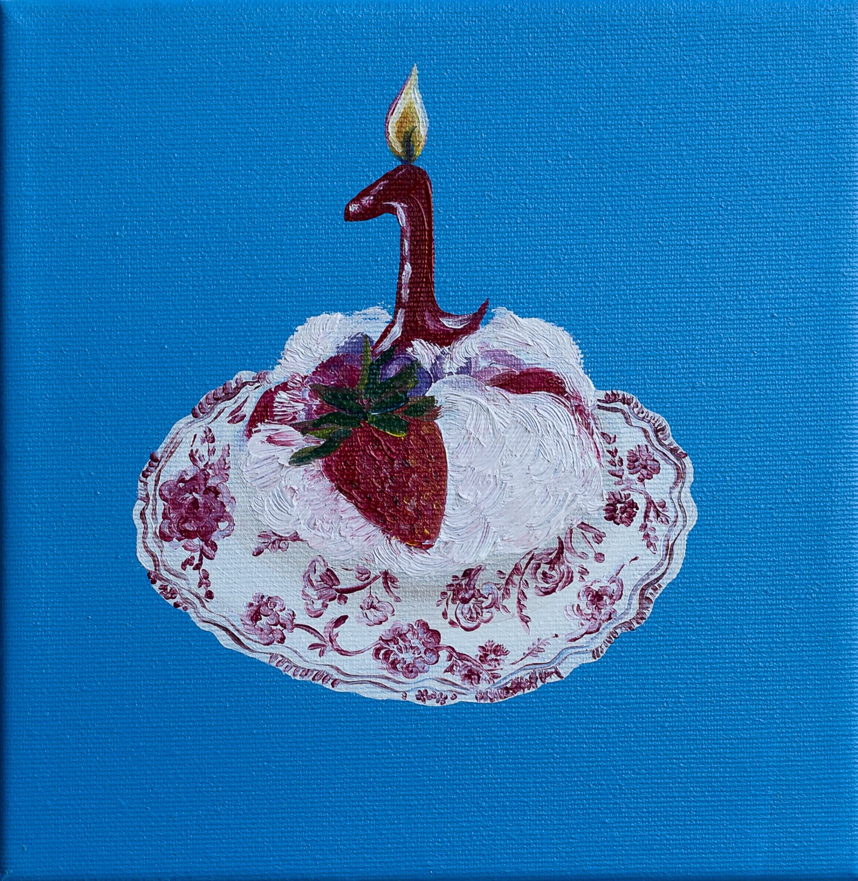 1 Year of Motherhood, 2026, oil on canvas, by Elleny Gherghe