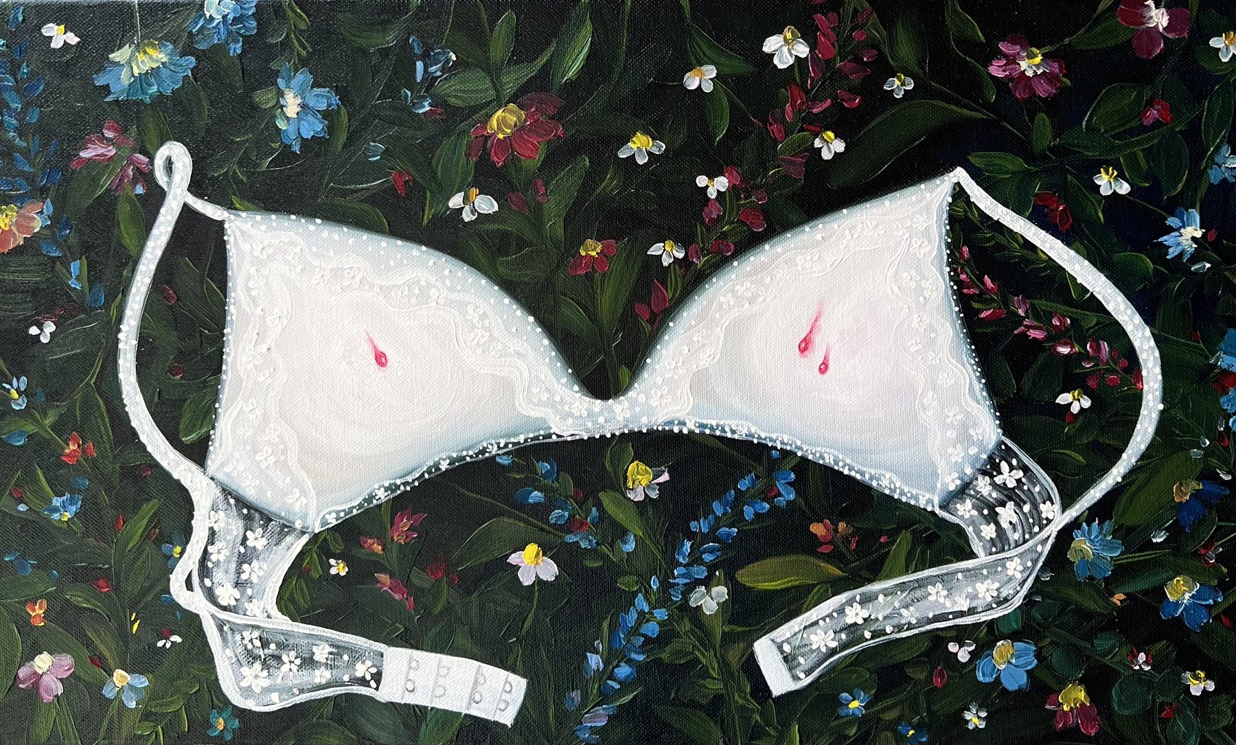 Breastfeeding After 6 Months, 2026, oil on canvas, by Elleny Gherghe