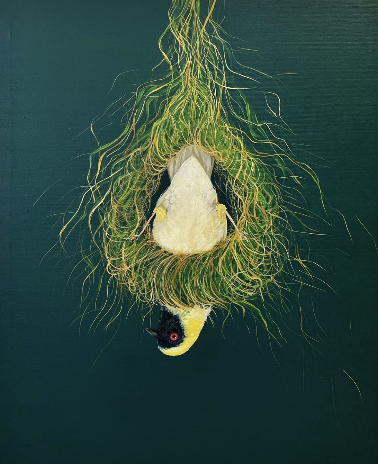 Another perspective, 2024, oil on canvas, by Elleny Gherghe