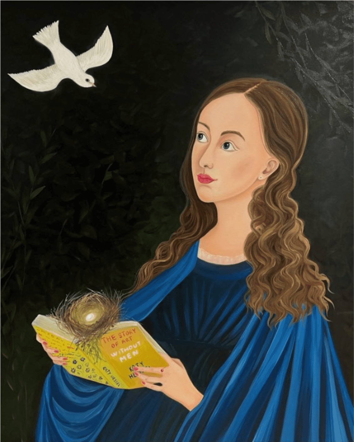 Whisper II, 2024, oil on canvas, by Elleny Gherghe