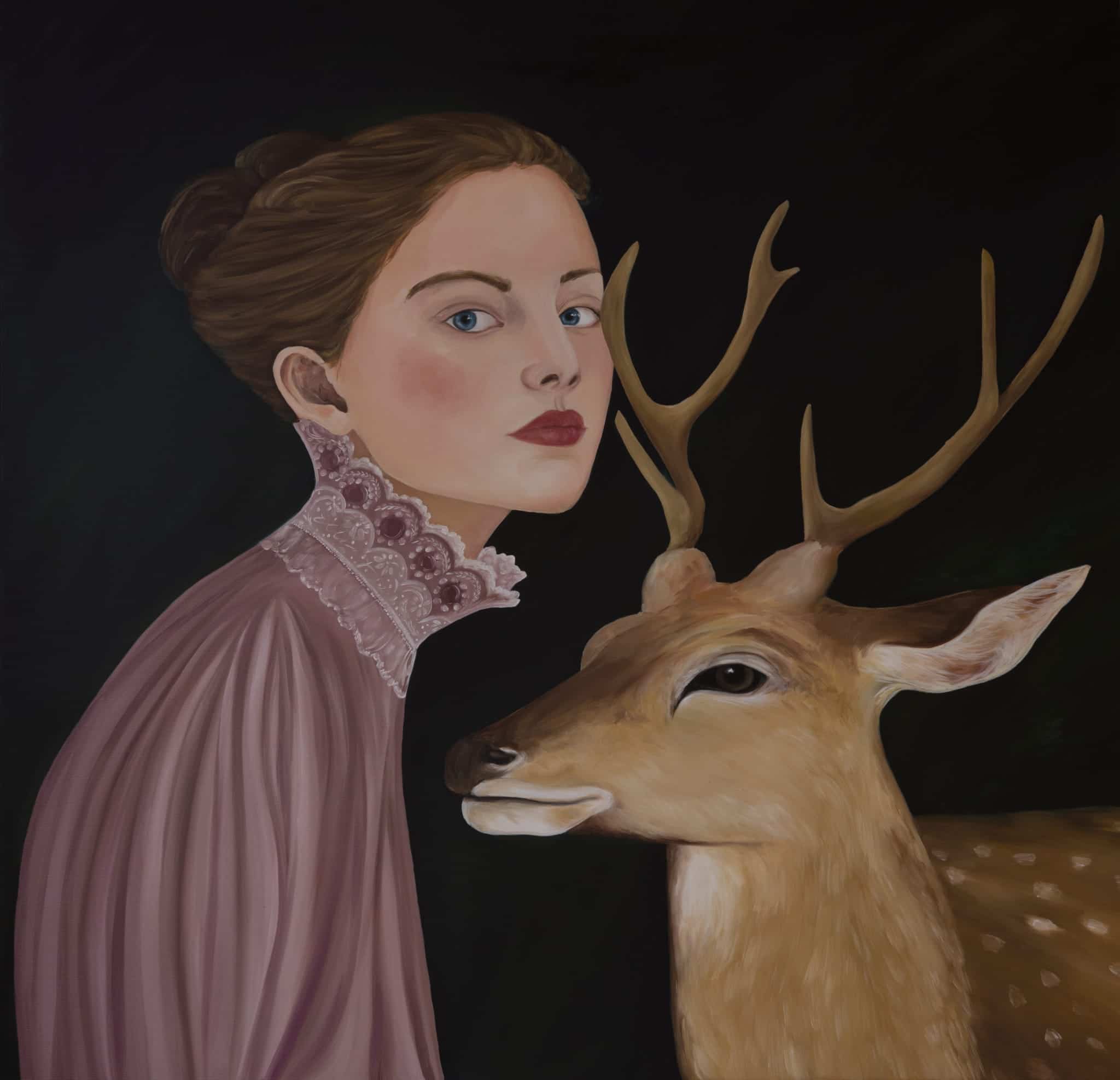 El Principe, 2021, oil on canvas, by Elleny Gherghe