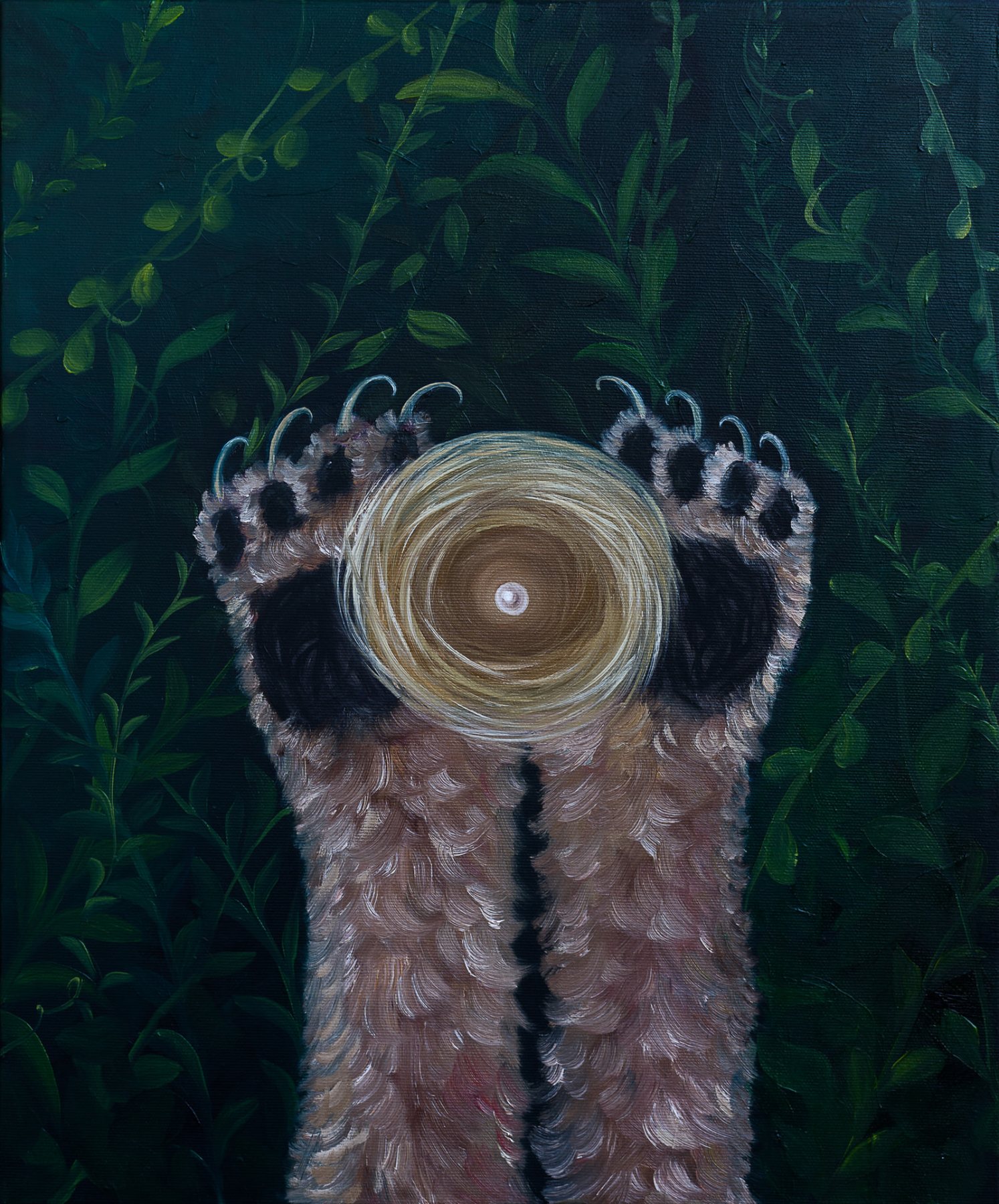 Mother’s Protection, 2026, oil on canvas, by Elleny Gherghe