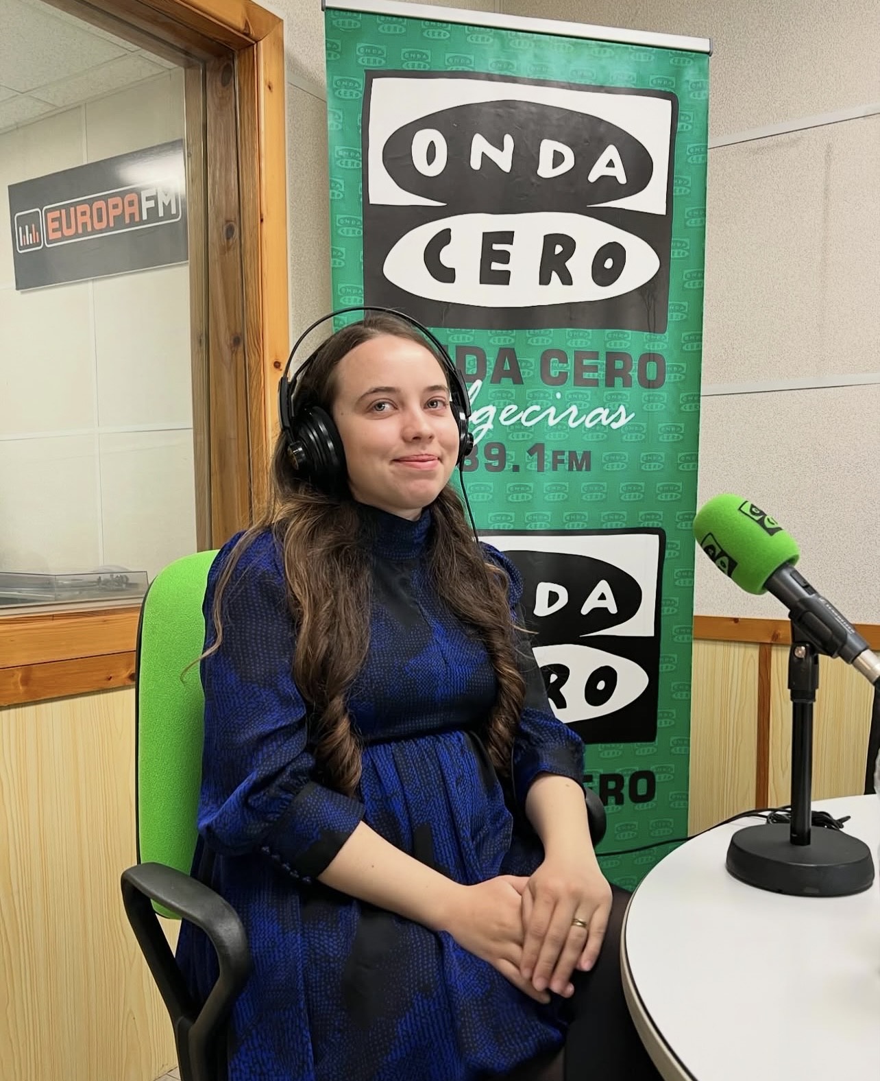 Elleny Gherghe at Onda Cero Algeciras