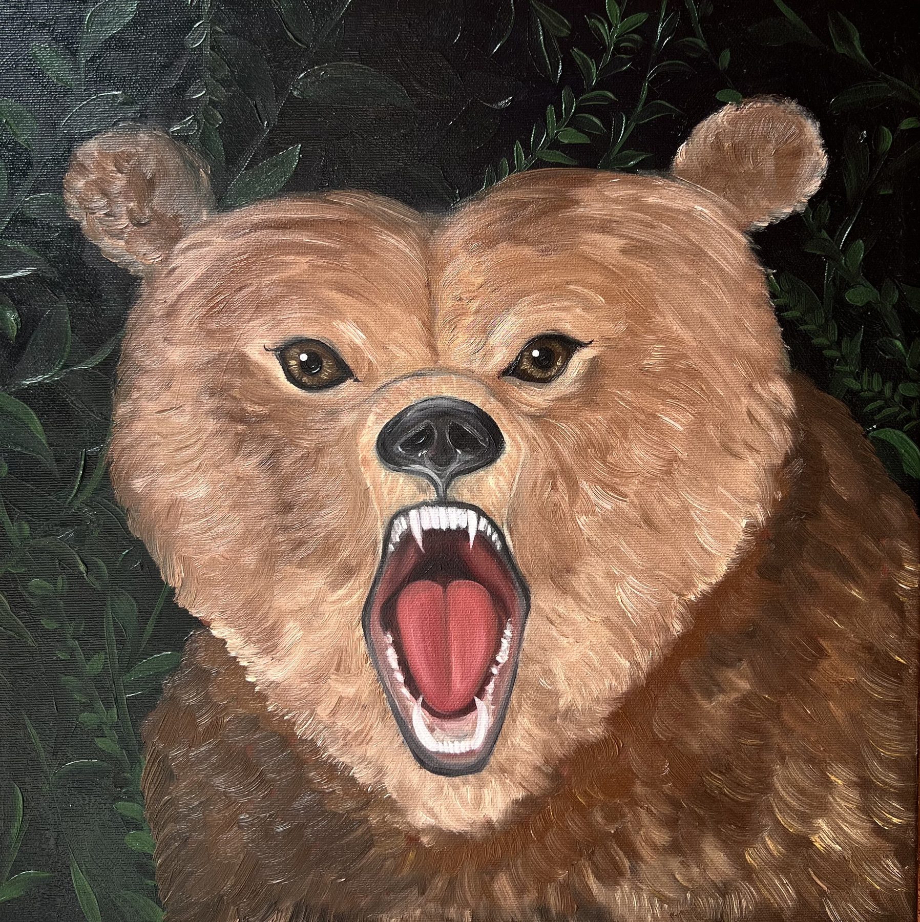 Instinct, 2026, oil on canvas, by Elleny Gherghe