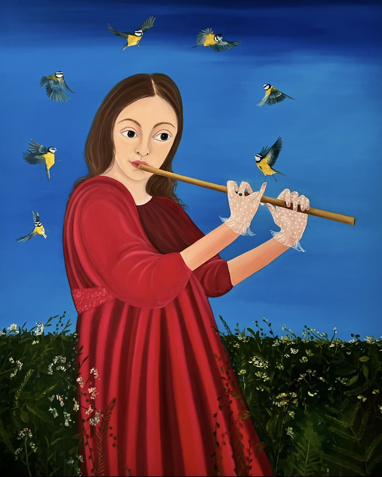 Love song, 2024, oil on canvas, by Elleny Gherghe