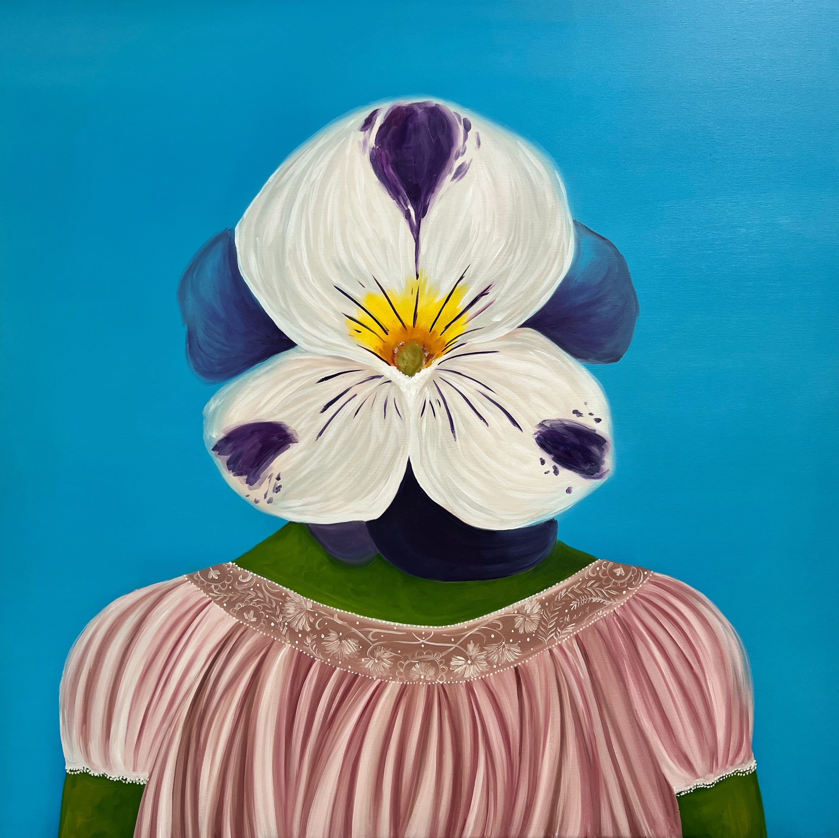 Anima Mundi no. 9, 2022, oil on canvas, by Elleny Gherghe