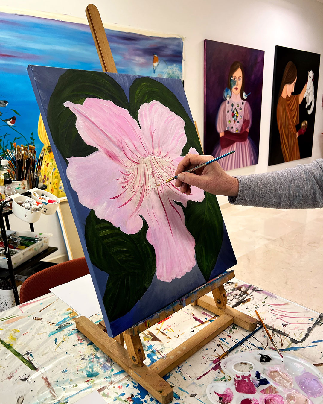 Adults art class Elleny Gherghe