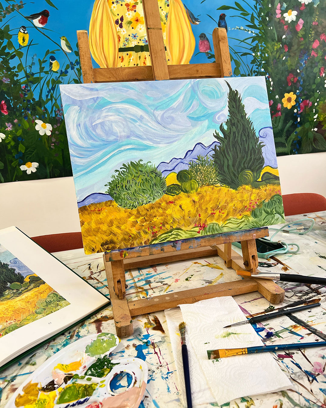 Artist art class Elleny Gherghe